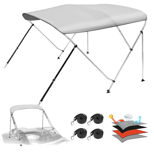 Solim 3 Bow Bimini Top with 1" Aluminum Frame